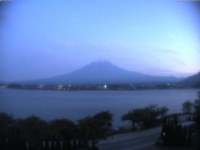 河口湖からの富士山
