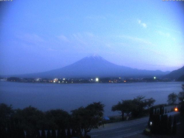河口湖からの富士山