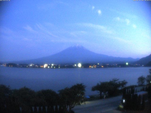 河口湖からの富士山
