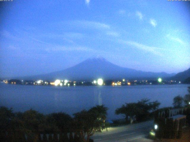 河口湖からの富士山