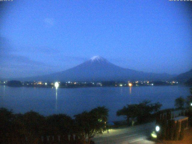 河口湖からの富士山