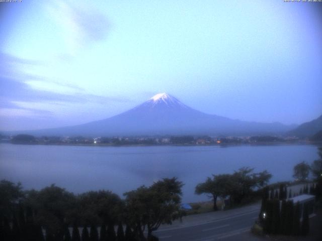 河口湖からの富士山