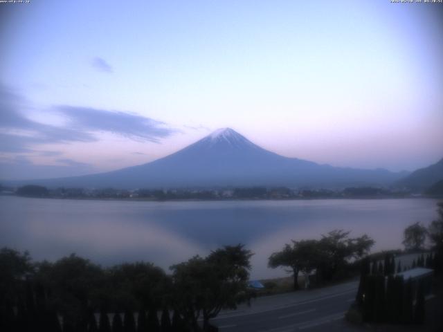 河口湖からの富士山