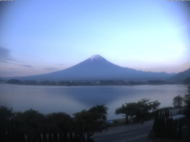 河口湖からの富士山