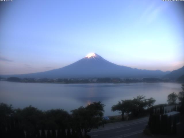 河口湖からの富士山