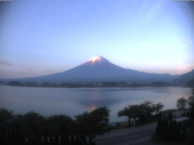 河口湖からの富士山