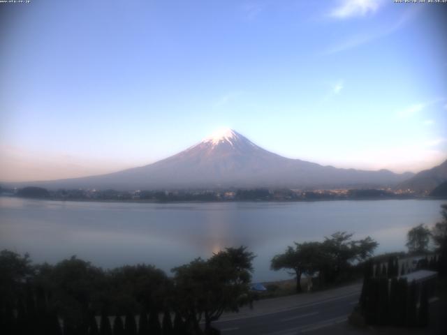 河口湖からの富士山