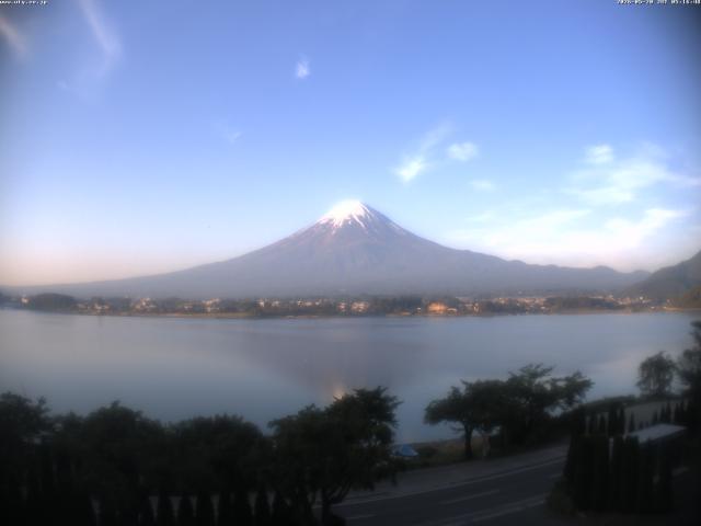 河口湖からの富士山