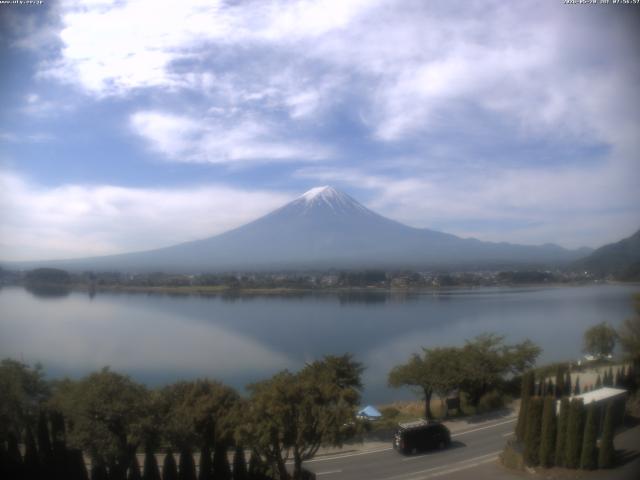 河口湖からの富士山