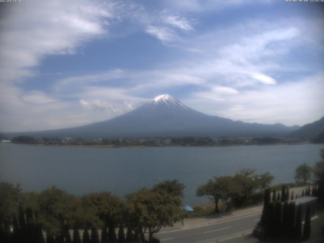 河口湖からの富士山