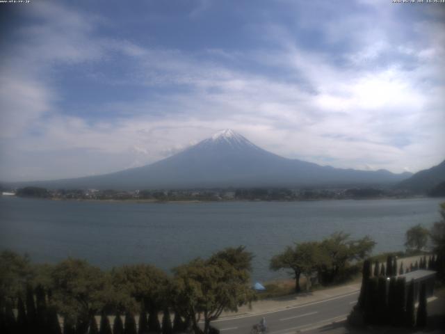 河口湖からの富士山