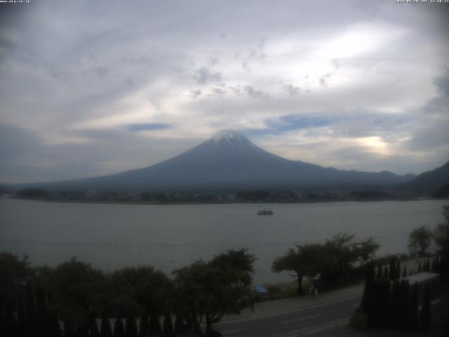 河口湖からの富士山