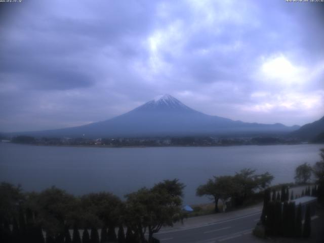 河口湖からの富士山