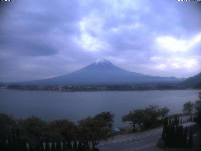 河口湖からの富士山