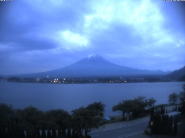 河口湖からの富士山