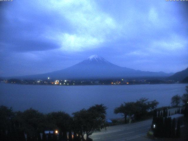 河口湖からの富士山