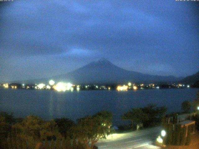 河口湖からの富士山