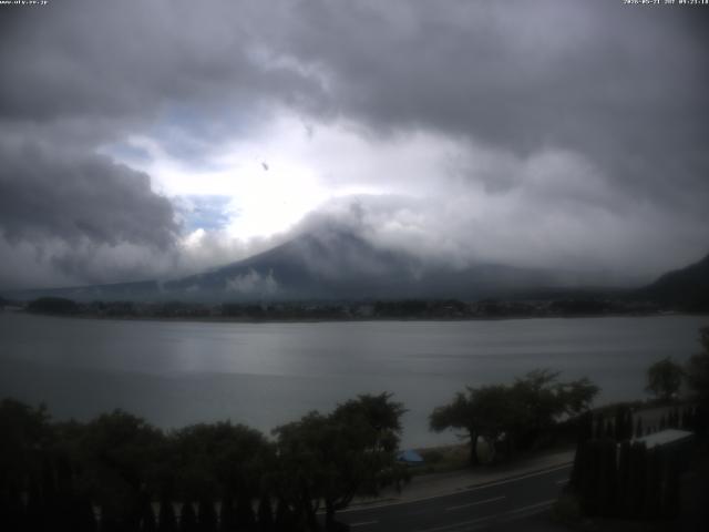 河口湖からの富士山
