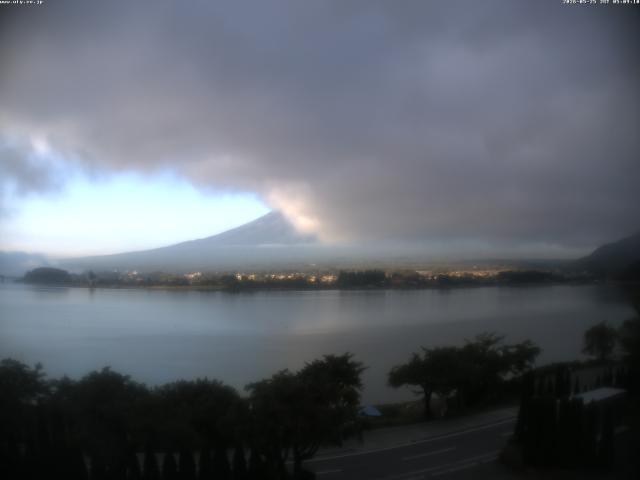 河口湖からの富士山