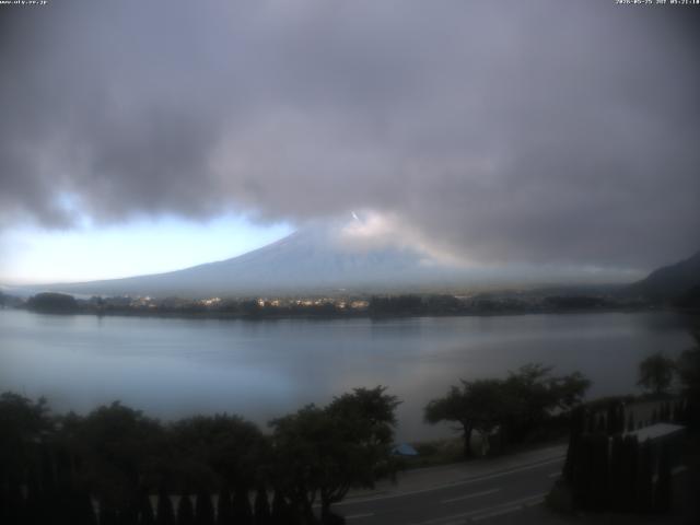 河口湖からの富士山