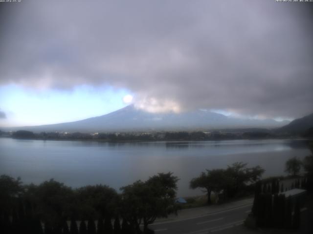 河口湖からの富士山