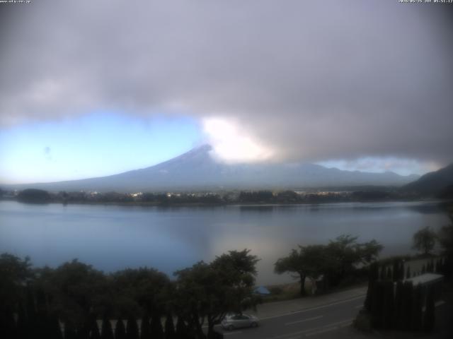 河口湖からの富士山