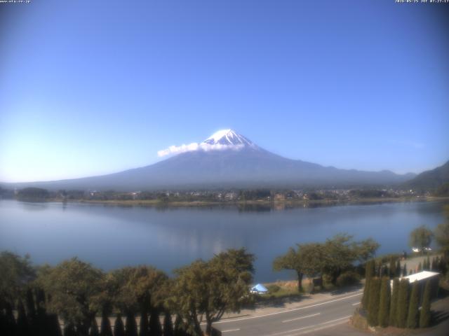 河口湖からの富士山