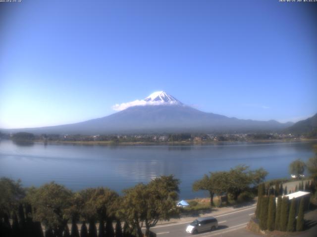 河口湖からの富士山