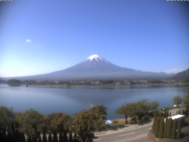 河口湖からの富士山