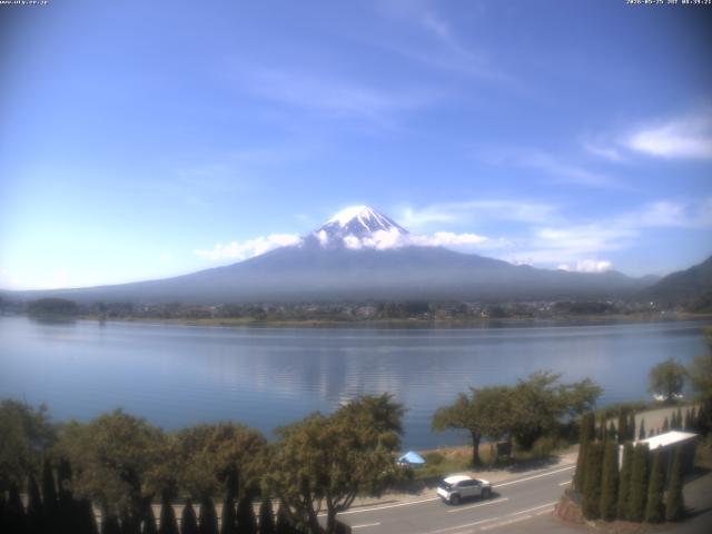 河口湖からの富士山