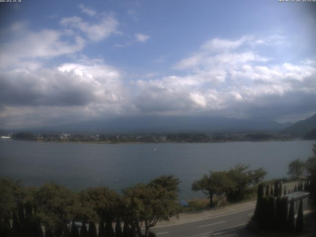 河口湖からの富士山