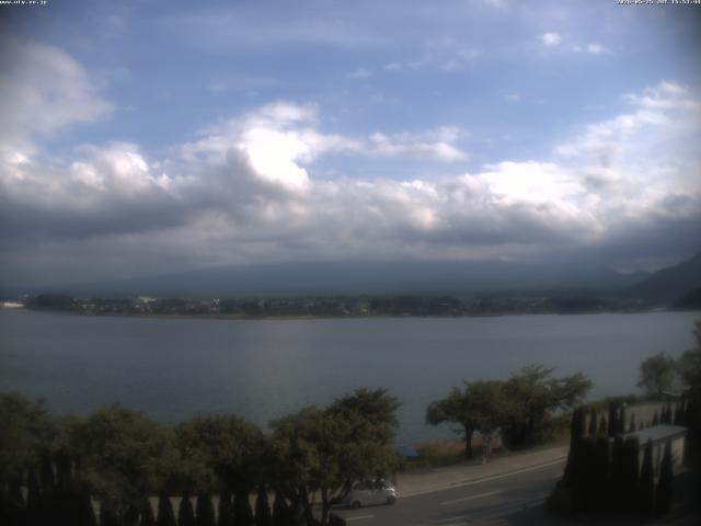 河口湖からの富士山