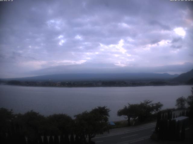 河口湖からの富士山