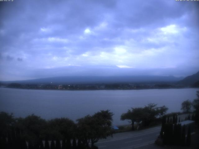 河口湖からの富士山