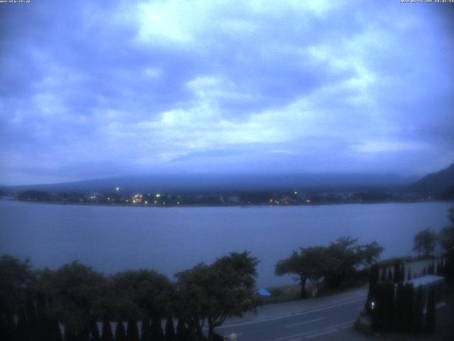 河口湖からの富士山