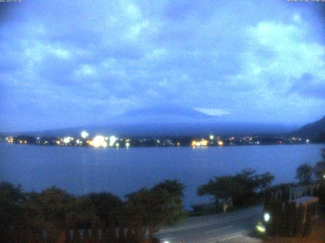 河口湖からの富士山