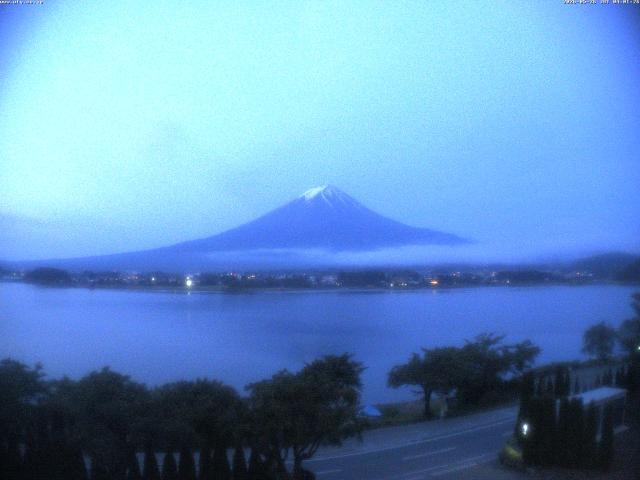 河口湖からの富士山