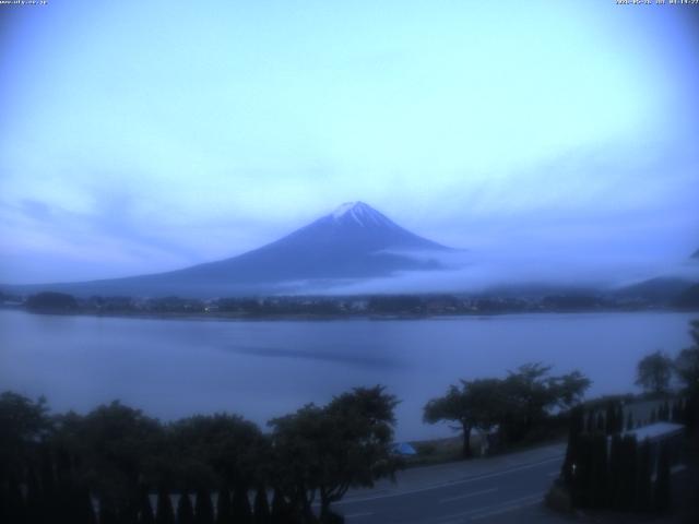 河口湖からの富士山