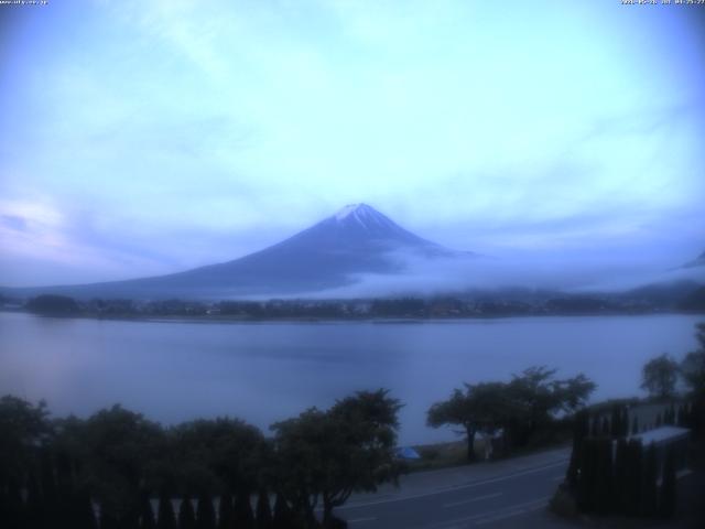 河口湖からの富士山