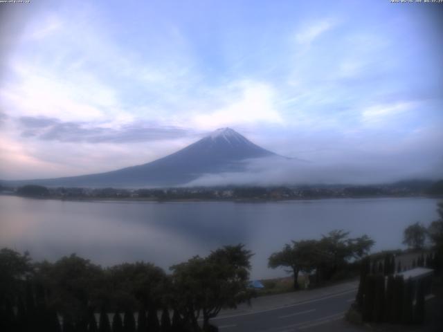 河口湖からの富士山