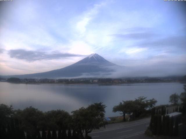 河口湖からの富士山