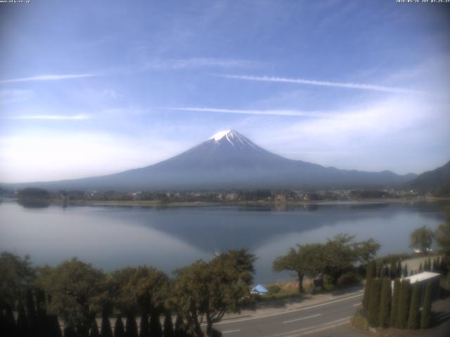 河口湖からの富士山