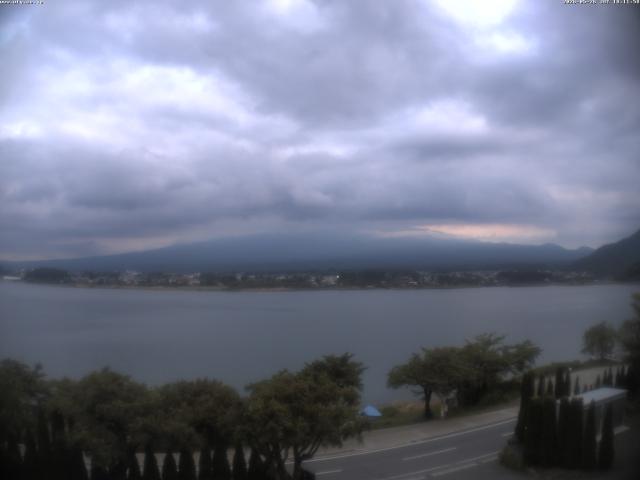 河口湖からの富士山