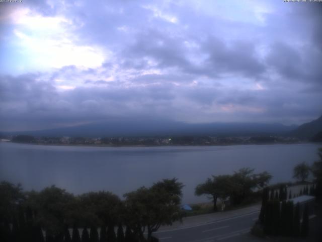 河口湖からの富士山