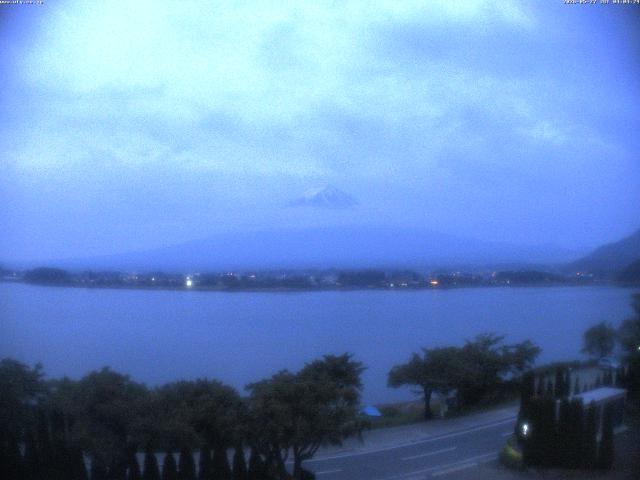 河口湖からの富士山