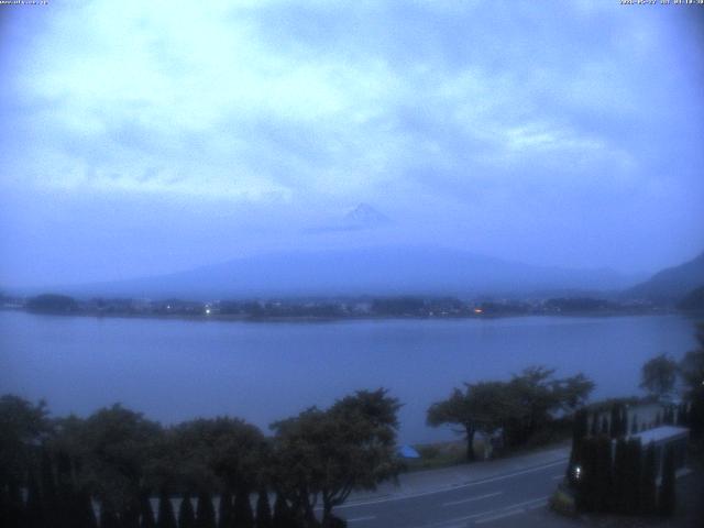 河口湖からの富士山