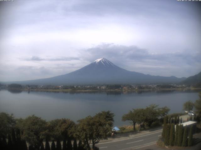 河口湖からの富士山