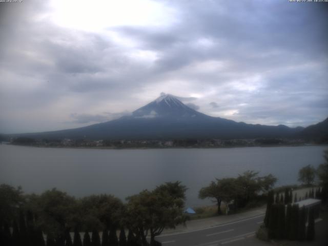 河口湖からの富士山