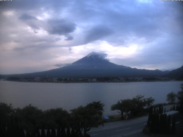 河口湖からの富士山