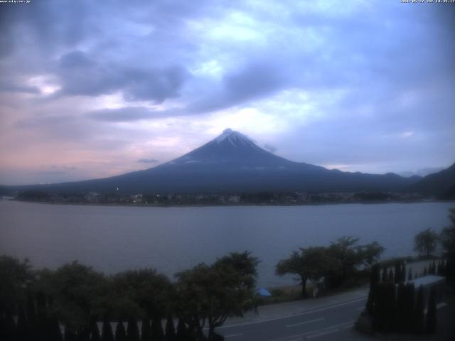 河口湖からの富士山